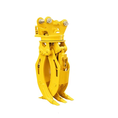 Wotasyon Grapple Excavator Multifonksyon Grab